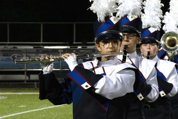 Old Mill High School Marching Band Performing